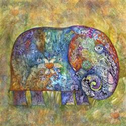 Runes Elephant | Obraz na stenu