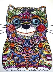 Colorful Happy Cat | Obraz na stenu