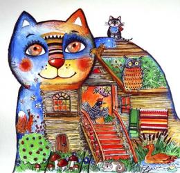 Russian Tale Cat | Obraz na stenu