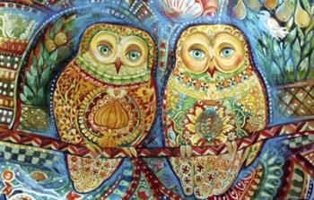 Byzantine Owls | Obraz na stenu