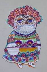 Mexican Folk Owl | Obraz na stenu