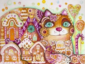 Gingerbread Cat 1 | Obraz na stenu