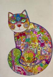 Jevish Folk Cat 1 | Obraz na stenu