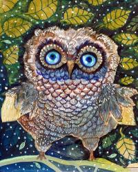 Collage Owl | Obraz na stenu