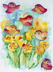 Butterfly Owls | Obraz na stenu