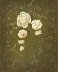 White Flower and Buds I | Obraz na stenu