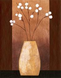 Pot Floor Vase On Burgundy | Obraz na stenu