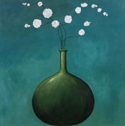 Vase on Blue | Obraz na stenu