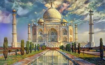 Agra Uttar Pradesh India Taj Mahal | Obraz na stenu