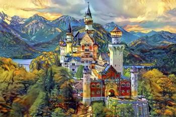 Baviera Fussen Germany Neuschwanstein castle | Obraz na stenu