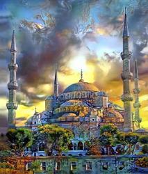 Istanbul Turkey Blue Mosque | Obraz na stenu