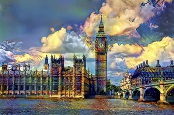 London England Big Ben and Parliament | Obraz na stenu