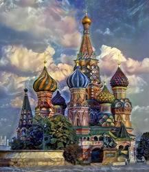 Moscow Russia Cathedral of Vasily the Blessed Saint Basil | Obraz na stenu