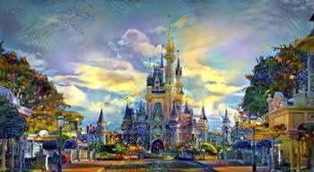 Orlando Florida United States Walt Disney World Castle | Obraz na stenu