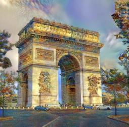 Paris France Arc de Triomphe | Obraz na stenu