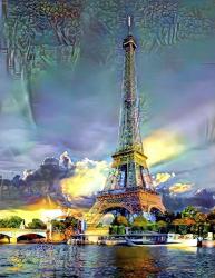 Paris France Eiffel Tower | Obraz na stenu