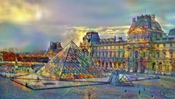 Paris France Louvre Museum | Obraz na stenu