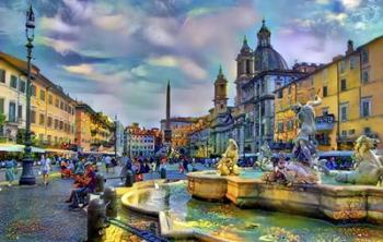 Rome Italy Piazza Navona | Obraz na stenu