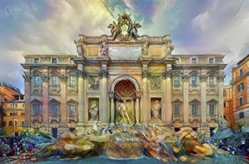 Rome Italy Trevi Fountain | Obraz na stenu