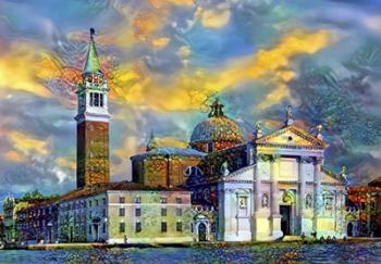 Venice Italy Church of San Giorgio Maggiore | Obraz na stenu