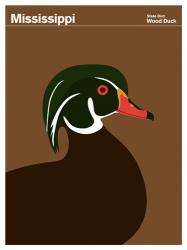 Montague State Posters - Mississippi | Obraz na stenu