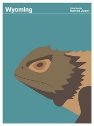 Montague State Posters - Wyoming | Obraz na stenu