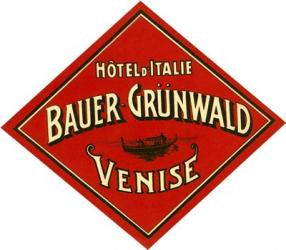Hotel d?Italie, Bauer- Grunwald, Venise | Obraz na stenu