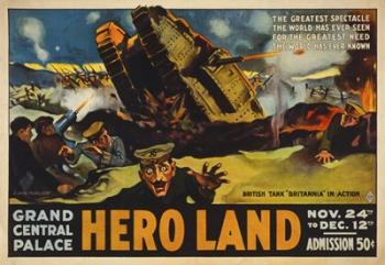 Hero Land, WWI Movie Poster | Obraz na stenu