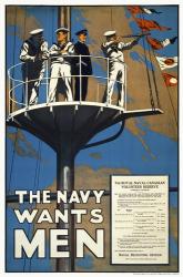 The Navy Wants Men | Obraz na stenu