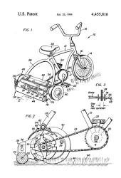 Pedal Operated Mower, No Fossil Fuels Used | Obraz na stenu