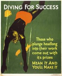 Diving for Success | Obraz na stenu