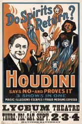 Do Spirits Return?, Houdini | Obraz na stenu
