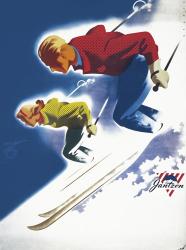 Jantzen by Binder Man and Women, Ski 1947 | Obraz na stenu