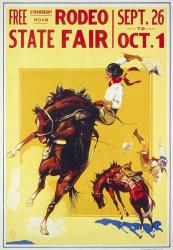 Rodeo State Fair Roan, Two Cowgirls | Obraz na stenu