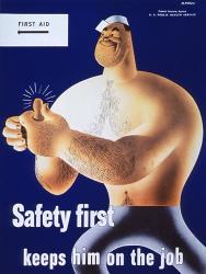 Safety First Keeps Him on the Job | Obraz na stenu