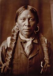 A Jicarilla Man, by Edward Curtis | Obraz na stenu