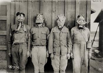 American, British, French & German Gas Masks | Obraz na stenu