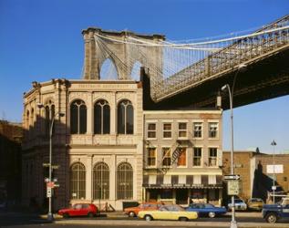 Brooklyn Bridge East Tower | Obraz na stenu