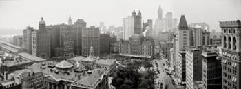City Hall Panorama, New York | Obraz na stenu