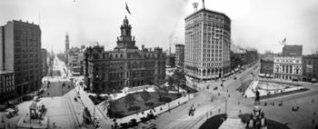 City Hall and Campus Martius, Detroit | Obraz na stenu