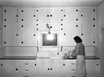 Modern Rural Kitchen 1930's | Obraz na stenu