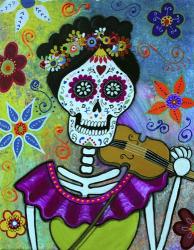 Frida Playing Violin | Obraz na stenu