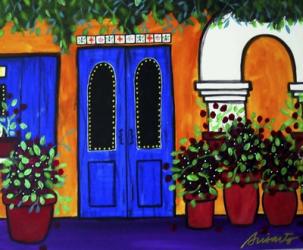 Mexican Blue Door | Obraz na stenu