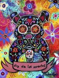 Dia De Los Muertos Bulldog | Obraz na stenu