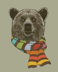 Bear Scarf | Obraz na stenu