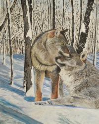 Wolves Devotion | Obraz na stenu