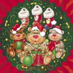 Bears Santa's Helpers | Obraz na stenu