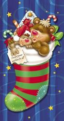 Christmas Stockings And Bears 7 | Obraz na stenu