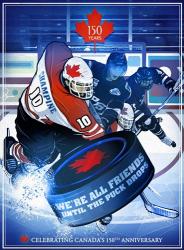 Slapshot Canada 150 | Obraz na stenu