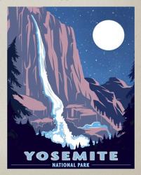 Yosemite New Night | Obraz na stenu